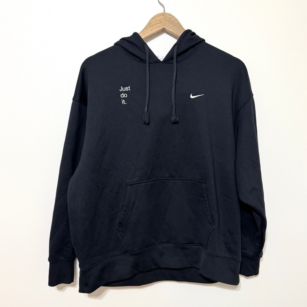 Nike Therma-Fit Hoodie Size Medium Black Just Do It